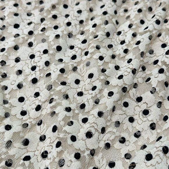 MEADOW Rue Anthropologie Marginy Dotted Lace Tiered Maxi Dress Sz S - Picture 11 of 15